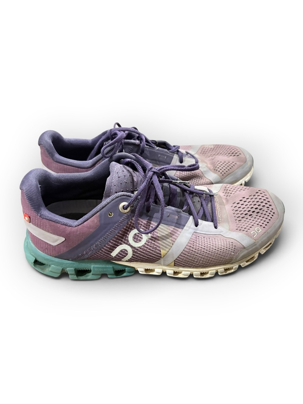 On Running On Cloudtec Women's Athletic Running Shoes - Purple / Teal Size 8.5